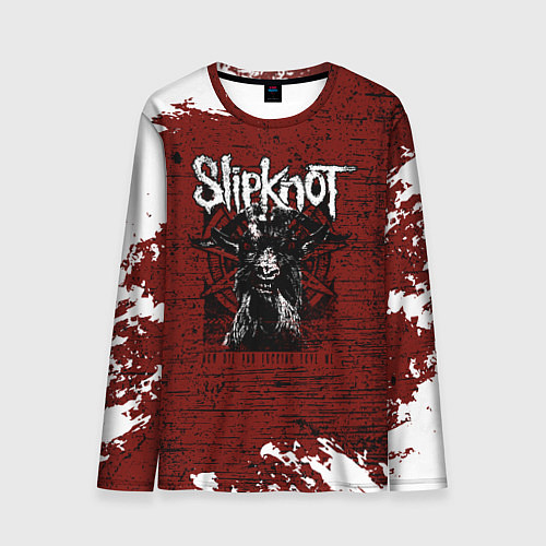 Мужской лонгслив Слипкнот Гранж Slipknot Rock Goat / 3D-принт – фото 1