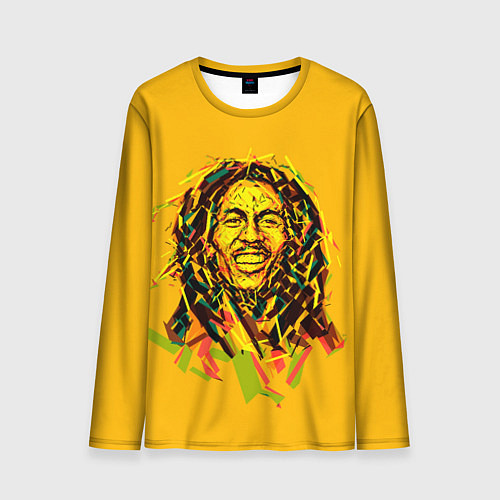 Мужской лонгслив Радостный Боб / 3D-принт – фото 1