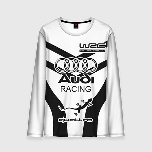 Мужской лонгслив Audi Quattro / 3D-принт – фото 1