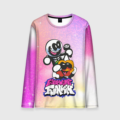 Мужской лонгслив Skid and Pump Friday Night Funkin / 3D-принт – фото 1