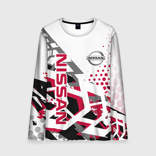 Мужской лонгслив Nissan Ниссан / 3D-принт – фото 1