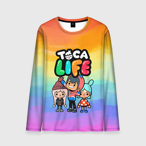 Мужской лонгслив Рита Зик Тока Бока / 3D-принт – фото 1