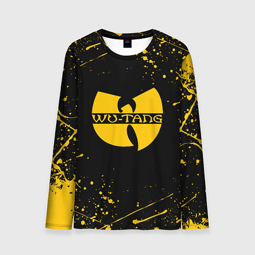 Мужской лонгслив WU-TANG CLAN БРЫЗГИ КРАСОК / 3D-принт – фото 1