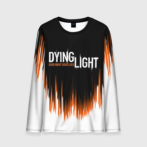 Мужской лонгслив DYING LIGHT GOOD NIGHT AND GOOD LUCK / 3D-принт – фото 1