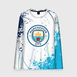 Лонгслив мужской Manchester City - Футбольный клуб, цвет: 3D-принт
