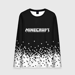 Мужской лонгслив Minecraft Майнкрафт логотип