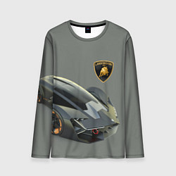 Лонгслив мужской Lamborghini concept 2020, цвет: 3D-принт