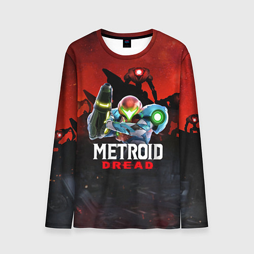 Мужской лонгслив Metroid Dread Самус Аран / 3D-принт – фото 1