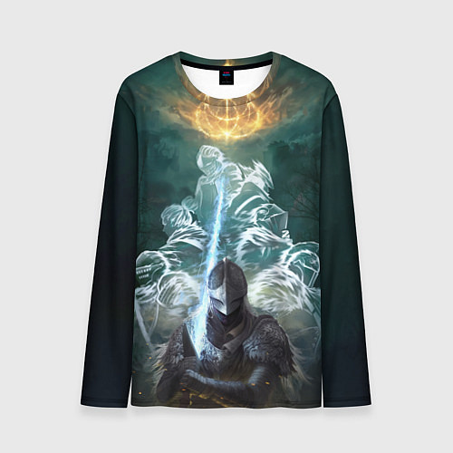 Мужской лонгслив Elden Ring рыцарь и предшественники серии Souls El / 3D-принт – фото 1