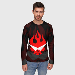 Лонгслив мужской GURREN LAGANN LOGO SYMBOL, цвет: 3D-принт — фото 2