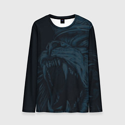 Лонгслив мужской Zenit lion dark theme, цвет: 3D-принт