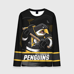 Мужской лонгслив Питтсбург Пингвинз, Pittsburgh Penguins