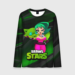 Лонгслив мужской LOLA BRAWLSTARS dark green, цвет: 3D-принт