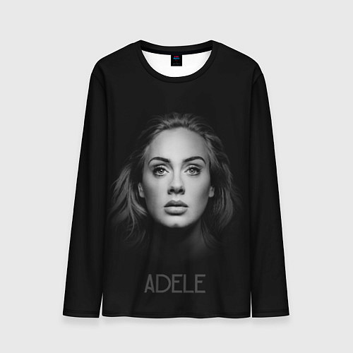 Мужской лонгслив Портрет Адель / 3D-принт – фото 1