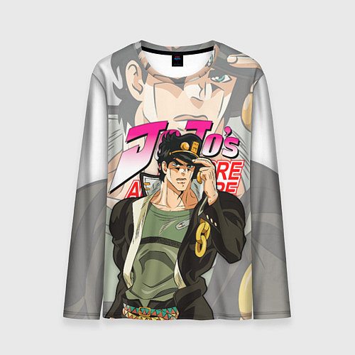 Мужской лонгслив JOJO BIZARRE ADVENTURE ДЖОДЖО / 3D-принт – фото 1