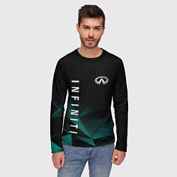 Лонгслив мужской ИНФИНИТИ, INFINITI ГЕОМЕТРИЯ, цвет: 3D-принт — фото 2