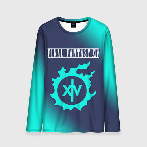 Мужской лонгслив FINAL FANTASY XIV - МЕТЕОР - Градиент / 3D-принт – фото 1