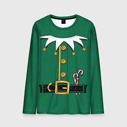 Мужской лонгслив Christmas Elf Outfit