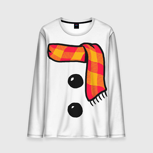 Мужской лонгслив Snowman Outfit / 3D-принт – фото 1