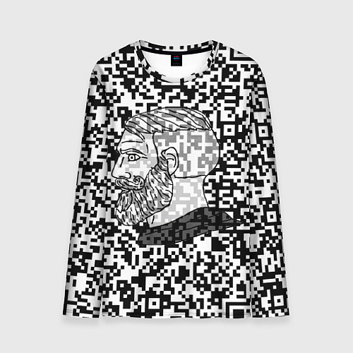 Мужской лонгслив QR-code Nordic Gamer / 3D-принт – фото 1