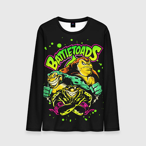 Мужской лонгслив Battletoads Боевые Жабы / 3D-принт – фото 1