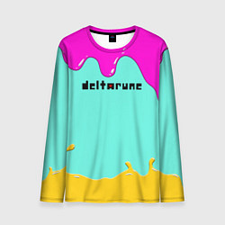 Мужской лонгслив Deltarune - Подтёки