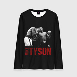 Лонгслив мужской Майк Тайсон Mike Tyson, цвет: 3D-принт