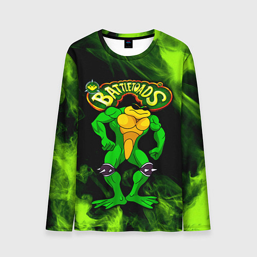 Мужской лонгслив Battletoads Rash / 3D-принт – фото 1