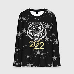 Лонгслив мужской Символ года тигр 2022 Ура-Ура!, цвет: 3D-принт