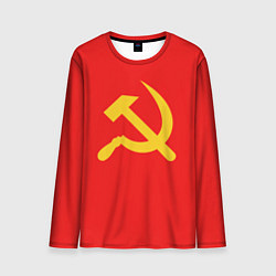Мужской лонгслив Красный Советский союз