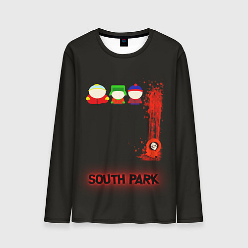 Мужской лонгслив Южный парк главные персонажи South Park / 3D-принт – фото 1
