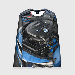 Лонгслив мужской BMW Engine Twin Power Turbo, цвет: 3D-принт