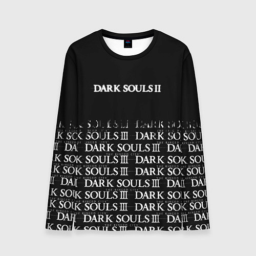 Мужской лонгслив Dark souls 2 темные души / 3D-принт – фото 1