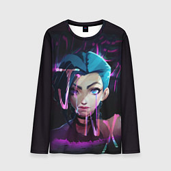 Мужской лонгслив League Of Legends Jinx neon