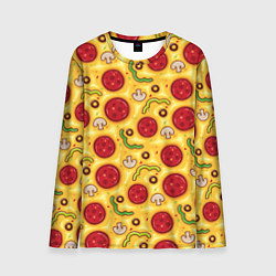 Лонгслив мужской Pizza salami, цвет: 3D-принт