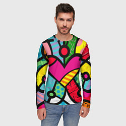 Лонгслив мужской Ромеро Бритто Арт, цвет: 3D-принт — фото 2