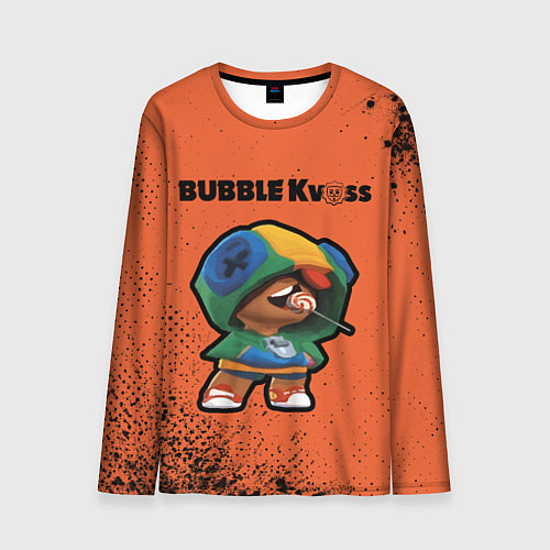Мужской лонгслив БАБЛ КВАС - БЛЕОН Арт / 3D-принт – фото 1