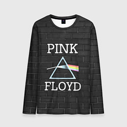 Лонгслив мужской PINK FLOYD LOGO - ПИНК ФЛОЙД ЛОГОТИП, цвет: 3D-принт