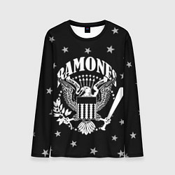 Лонгслив мужской Ramones Рамонес, цвет: 3D-принт