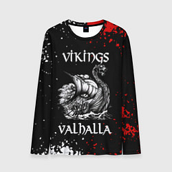 Лонгслив мужской Викинги: Вальхалла Vikings: Valhalla, цвет: 3D-принт