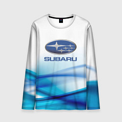 Лонгслив мужской Subaru Спорт текстура, цвет: 3D-принт