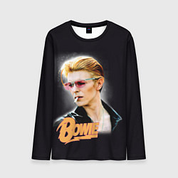Лонгслив мужской David Bowie Smoking, цвет: 3D-принт