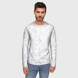 Лонгслив мужской Все! Еду в отпуск!, цвет: 3D-принт — фото 2