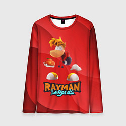 Лонгслив мужской Rayman Red Legends, цвет: 3D-принт