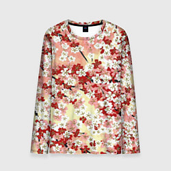 Мужской лонгслив Цветущая весна