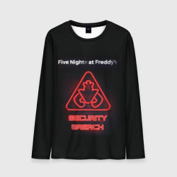 Лонгслив мужской Five Nights at Freddys: Security Breach logo, цвет: 3D-принт