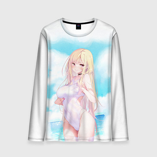 Мужской лонгслив Китагава в купальнике / 3D-принт – фото 1