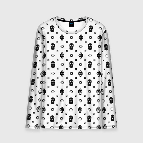 Мужской лонгслив Узор White Dope Camo Dope Street Market / 3D-принт – фото 1
