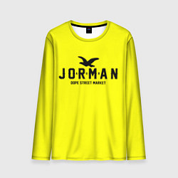 Лонгслив мужской Узор Yellow Jorman Air Dope Street Market, цвет: 3D-принт
