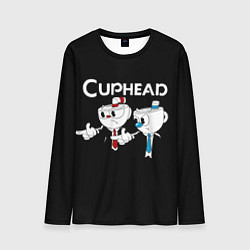 Мужской лонгслив Cuphead грозные ребята из Криминального чтива